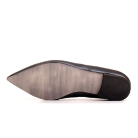 Marco Shoes Ballerinas de mujeres negras Marco 1285 con un corte negro 6