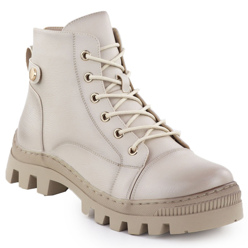 Botas para mujeres beige potocki z25-je19317 1