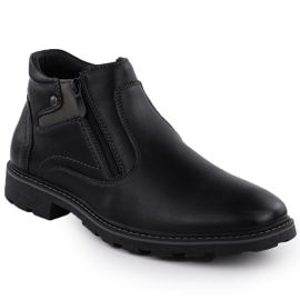 Botas para hombres Botas aisladas para controles deslizantes Black Vanhorn AN71309 negro 1