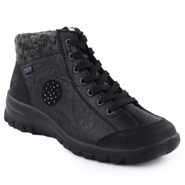 Botas impermeables de cuero impermeable Rieker aislante L7110-01 1