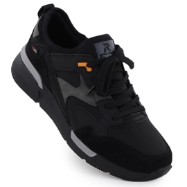 Zapatos deportivos impermeables Rieker Black U1403-01 1