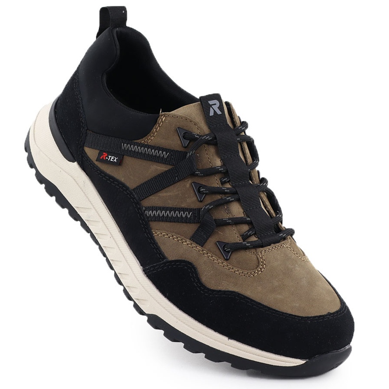 Zapatos deportivos de cuero de cuero impermeables Rieker U0104-20 1 Zapatos deportivos de cuero de cuero impermeables Rieker U0104-20 1