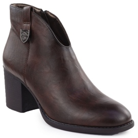 Botas para mujeres en la publicación Brown Jezzi ASA250-11 rojo 1