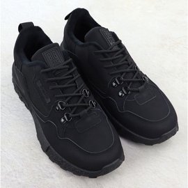 Zapatos deportivos masculinos aislados Black Big Star SS174411 2