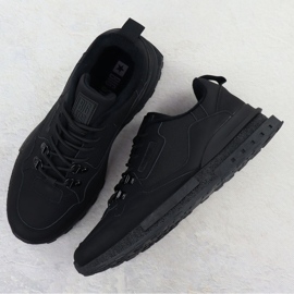 Zapatos deportivos masculinos aislados Black Big Star SS174411 4