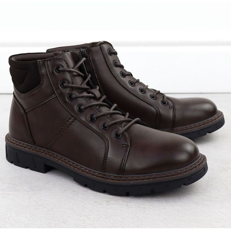 Botas para hombres Sliders marrones aislados Vanhorn An71307 marrón 2 Botas para hombres Sliders marrones aislados Vanhorn An71307 marrón 2