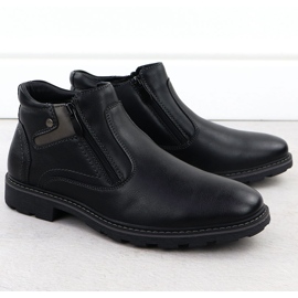 Botas para hombres Botas aisladas para controles deslizantes Black Vanhorn AN71309 negro 2