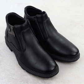 Botas para hombres Botas aisladas para controles deslizantes Black Vanhorn AN71309 negro 3