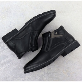 Botas para hombres Botas aisladas para controles deslizantes Black Vanhorn AN71309 negro 5