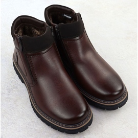 Botas para hombres Sliders marrones aislados Vanhorn AN71317 4