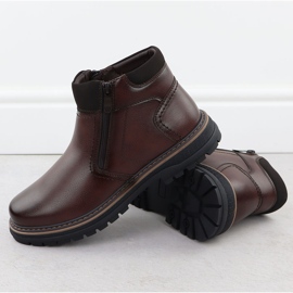 Botas para hombres Sliders marrones aislados Vanhorn AN71317 3