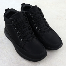Botas de cordón aislantes para hombres Black Unisoft 25Mn02-9434 4