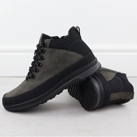 Tropas con cordones aislados Gray Men's Grey Unisoft 25Mn02-9434 4