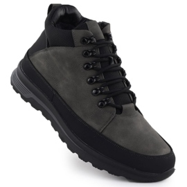 Tropas con cordones aislados Gray Men's Grey Unisoft 25Mn02-9434 1