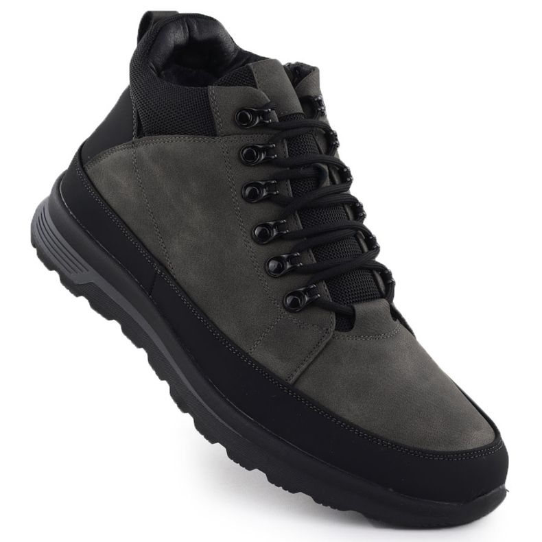 Tropas con cordones aislados Gray Men's Grey Unisoft 25Mn02-9434 1 Tropas con cordones aislados Gray Men's Grey Unisoft 25Mn02-9434 1
