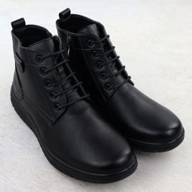 Botas para hombres aislados Black Unisoft 24MN16-7515 3