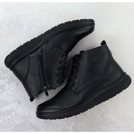 Botas para hombres aislados Black Unisoft 24MN16-7515 4
