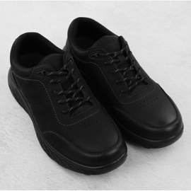Zapatos de cordones para hombres Black Unisoft 25mn16-9274 5