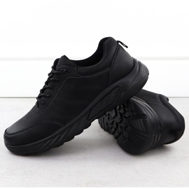 Zapatos de cordones para hombres Black Unisoft 25mn16-9274 3