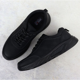 Zapatos de cordones para hombres Black Unisoft 25mn16-9274 4