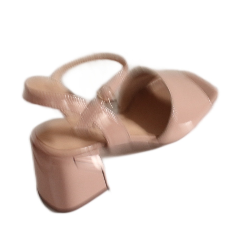 Sandalias de mujer Angel Blue XT-24048 Tisos altos rosa pálido 1