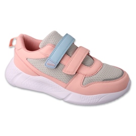 Befado deportivo infantil con velcro 452Y003 rosa rosado 1