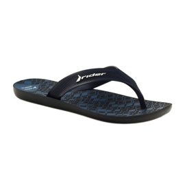 Zapatillas hombre Rider 11073 azul marino negro 1