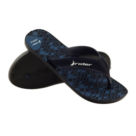 Zapatillas hombre Rider 11073 azul marino negro 3