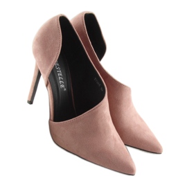 Bombas asimétricas en un pin rosa ZY098 Pink rosado 4