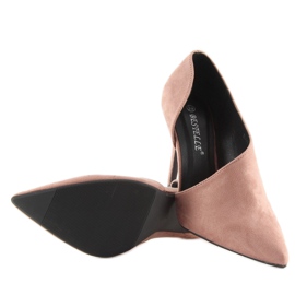 Bombas asimétricas en un pin rosa ZY098 Pink rosado 8