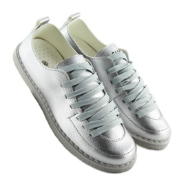 Sneakers plata mujer NB203p plata gris 5