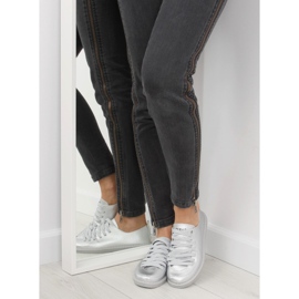 Sneakers plata mujer NB203p plata gris 6