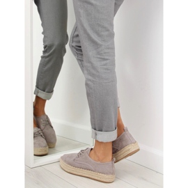 Alpargatas grises para mujer LL-118 Gris 2