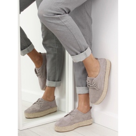 Alpargatas grises para mujer LL-118 Gris 1