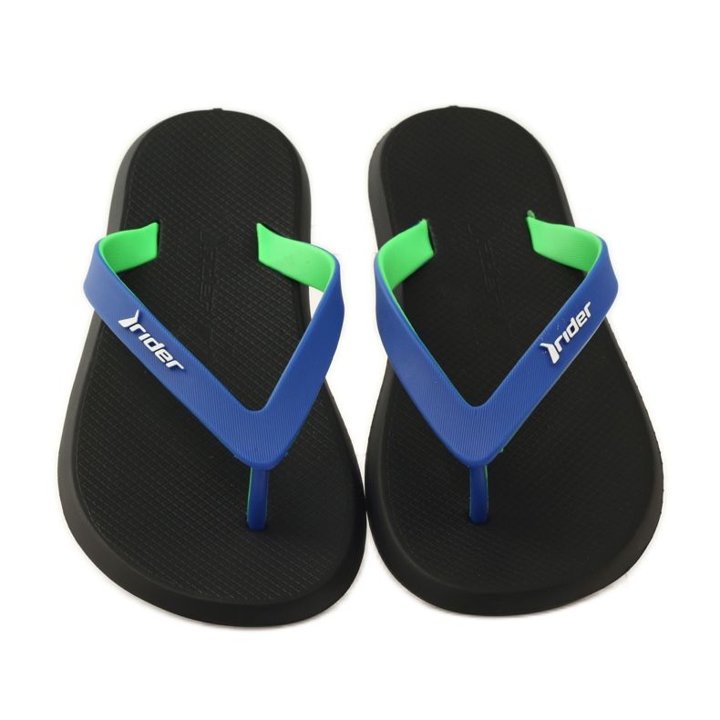 Chanclas hombre Rider 10594 negro azul verde 4