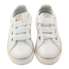American Club Zapatillas de deporte femenino satin string 17152 blanco 4 American Club Zapatillas de deporte femenino satin string 17152 blanco 4