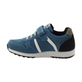 American Club Incrustación de cuero americano deportivo ADI gris azul negro blanco 2