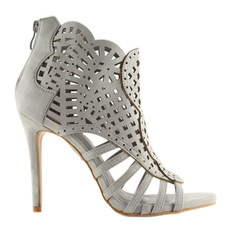 Botas punta abierta grises punta abierta M286 gris 1