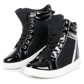 Emaks Deportivas lacadas negro 2