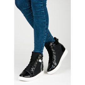 Emaks Deportivas lacadas negro 4