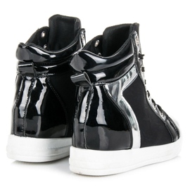 Emaks Deportivas lacadas negro 3