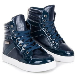 Emaks Zapatillas con cordones por encima del tobillo. azul 3