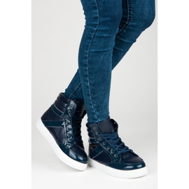 Emaks Zapatillas con cordones por encima del tobillo. azul 4