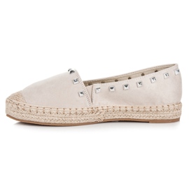 Nio Nio Alpargatas beige con tachuelas 1 Nio Nio Alpargatas beige con tachuelas 1