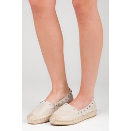 Nio Nio Alpargatas beige con tachuelas 3