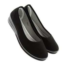 Bailarinas cuña negras D73 negro 3