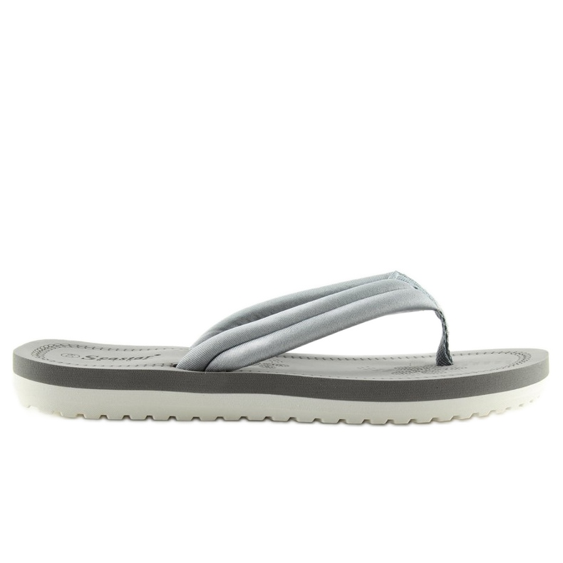 Chanclas grises para mujer CK38 gris 1