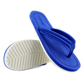 Chanclas mujer azul marino CK38 azul 3