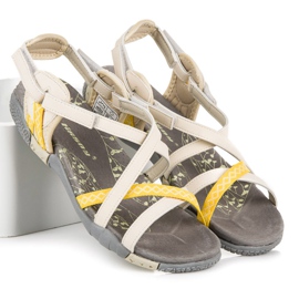 Hasby Sandalias deportivas con velcros marrón 1