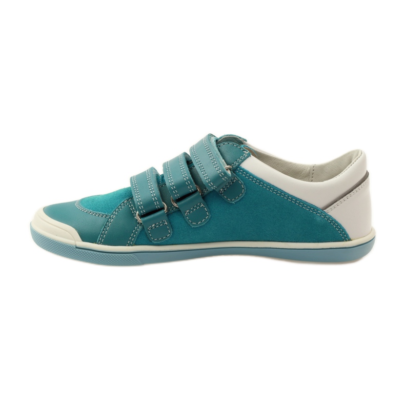 Zapatos niña con velcro Bartek rosa amarillo azul blanco 2